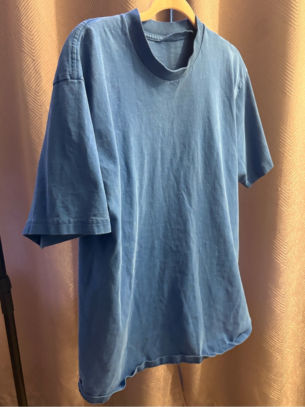 Blue Men's Crew Neck T-Shirt